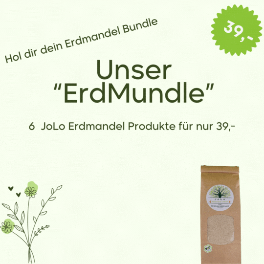Unser "ErdMundle" - JoLo Bio Erdmandel Bundle