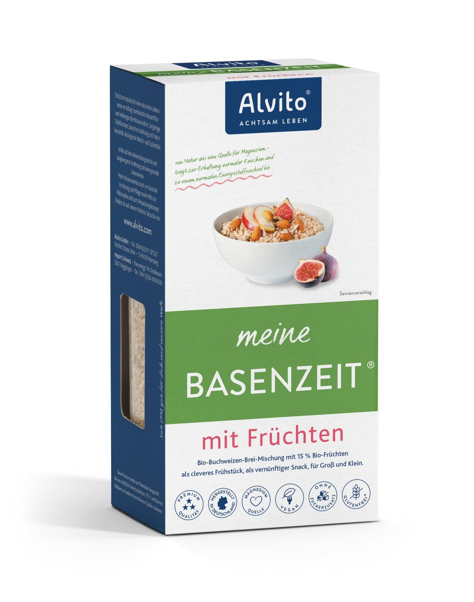 BasenZeit® bio Classic 400g oder 800g / Buchweizen-Brei-Mischung mit Früchten Bio-kontrolliert - BasenZeit® bio Classic 400g oder 800g / Buchweizen - Brei - Mischung mit Früchten Bio - kontrolliert - Fitmacher aus der Natur