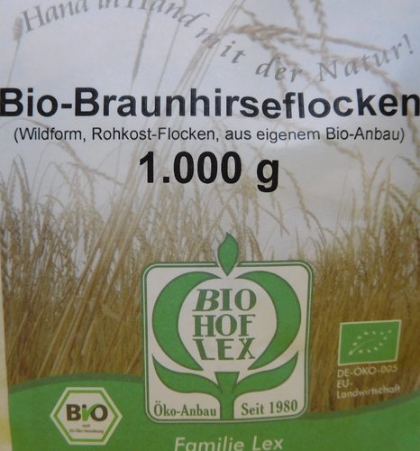 Bio Braunhirseflocken 500g / 1000g - Fitmacher aus der Natur
