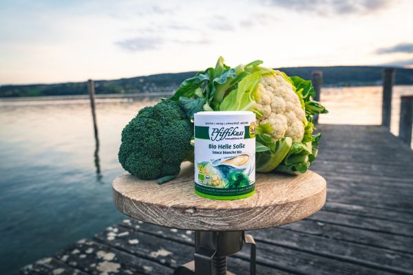 Bio Helle Soße mit Kräuter „Pfiffikuss“ - Fitmacher aus der Natur