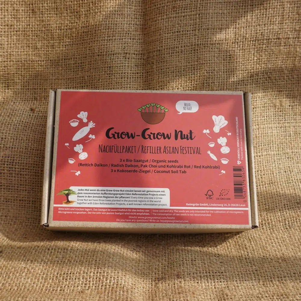 Grow - Grow Nut Nachfüllpaket “Asian Festival” - Fitmacher aus der Natur