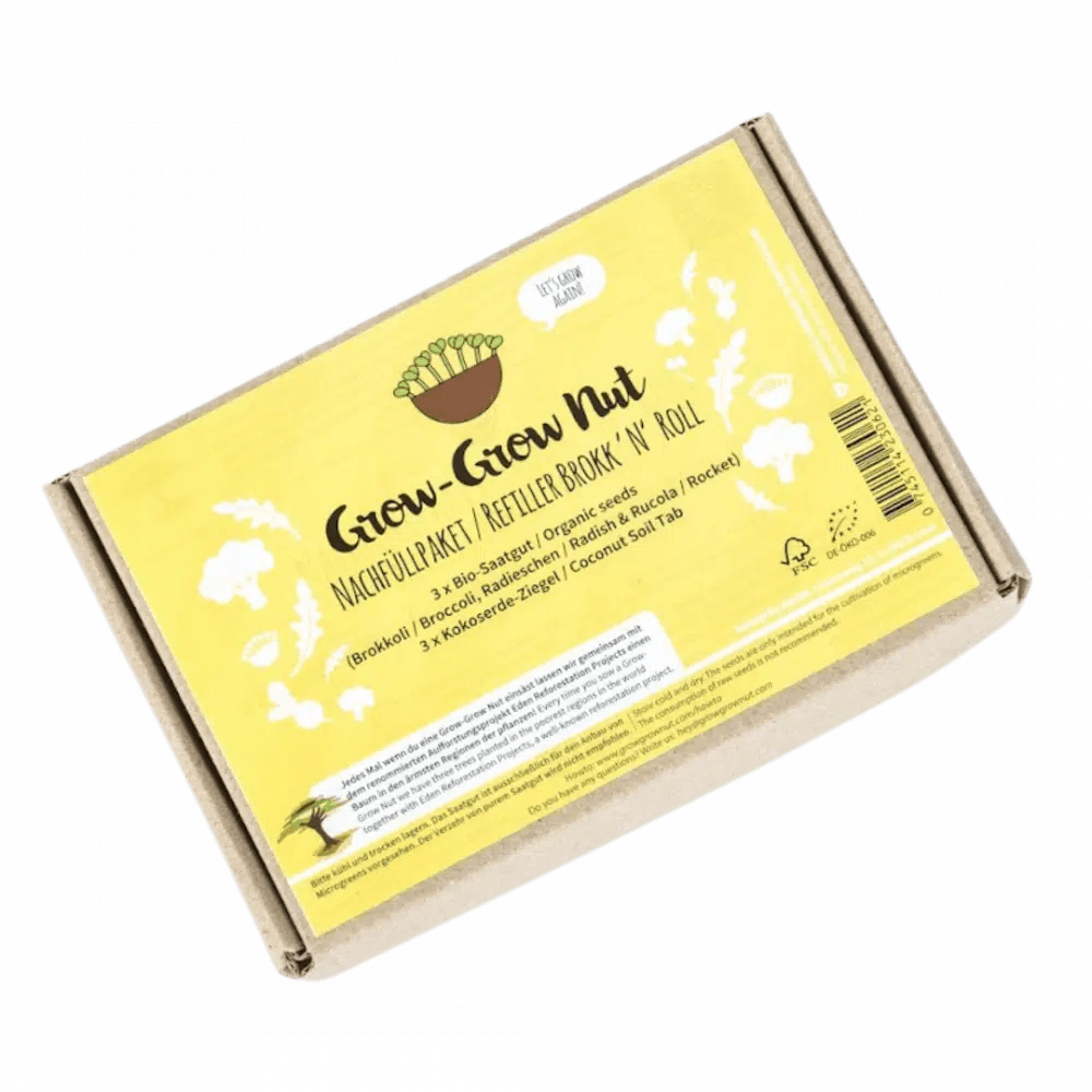 Grow - Grow Nut Nachfüllpaket “Brokk ‘n’ Roll” - Fitmacher aus der Natur