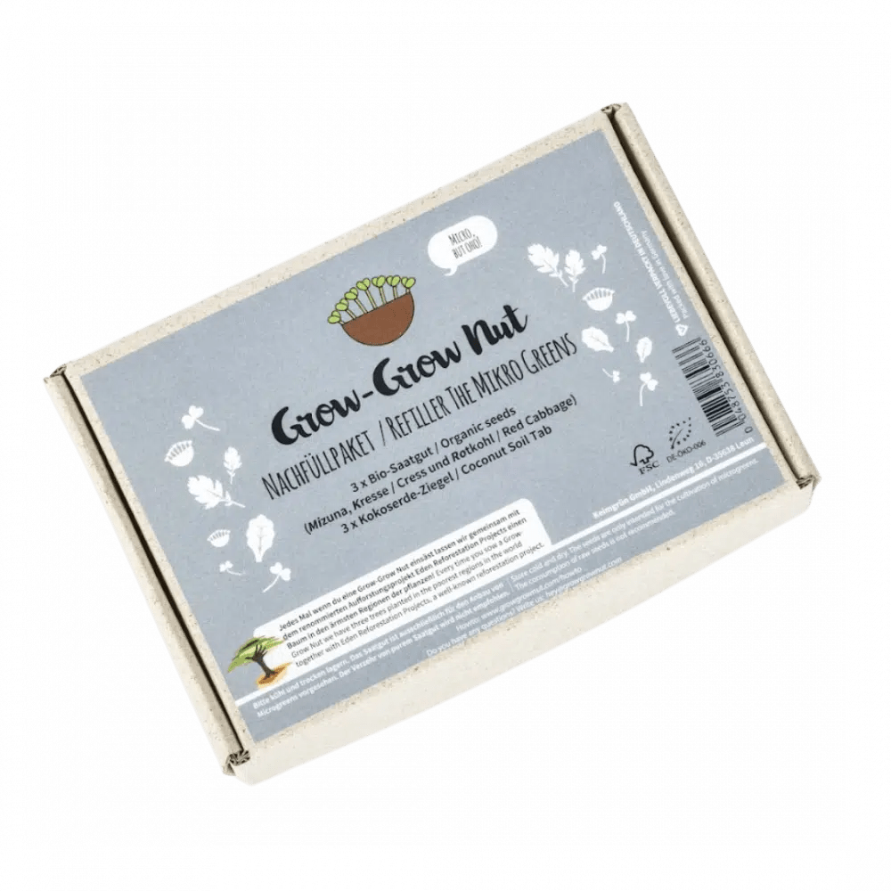 Grow - Grow Nut Nachfüllpaket “The Mikro Greens” - Fitmacher aus der Natur
