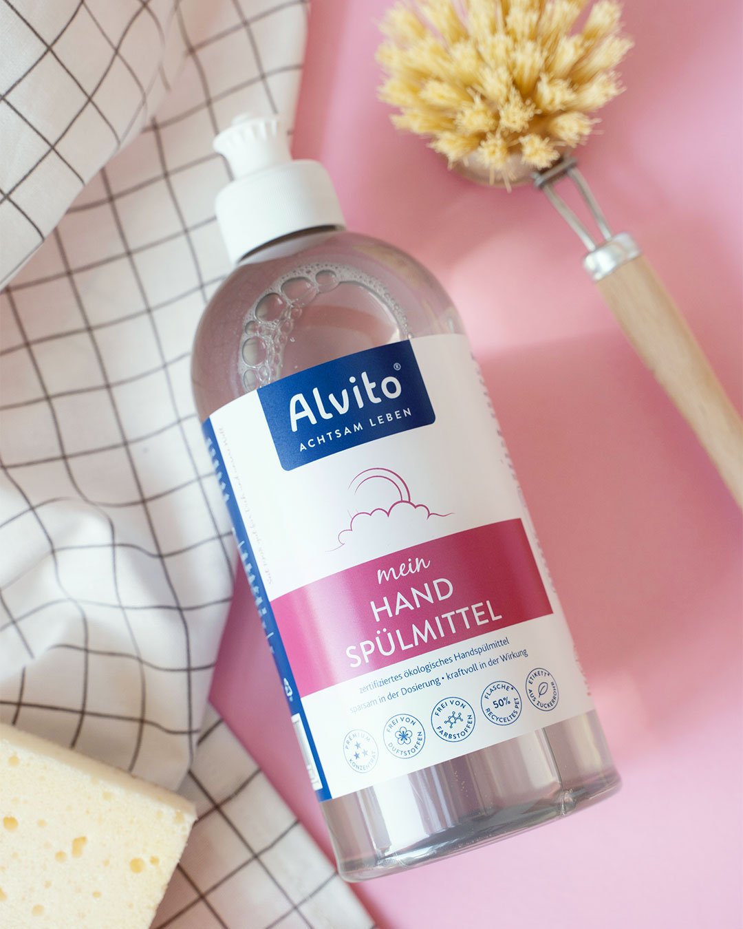 HandSpülmittel 500 ml ökologisches Spülmittel zertifiziert durch Ecocert - Fitmacher aus der Natur