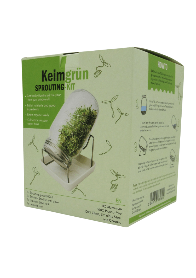 Keimgrün Sprossen-Set - Keimgrün Sprossen - Set - Fitmacher aus der Natur