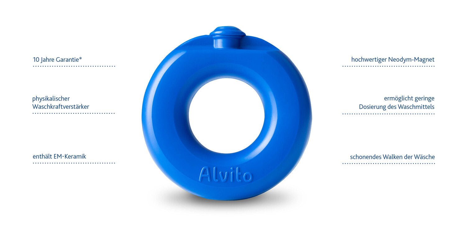 WaschSystem Komplettset Orange mit WaschRing, WaschLösung 1,0 Liter Typ Orange oder Neutral, FleckenSalz 500g, EnzymSalz 500g, Entkalker 500ml und Zubehör - Fitmacher aus der Natur