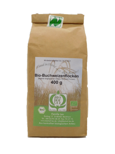 Bio-Buchweizenflocken Vollkorn 400g (MHD)