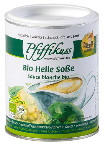 Bio Helle Soße mit Kräuter „Pfiffikuss“ (MHD)