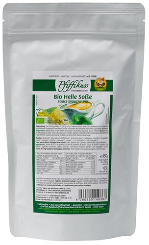 Bio Helle Soße mit Kräuter „Pfiffikuss“ (MHD)