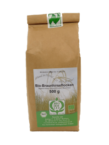 Bio Braunhirseflocken 500g / 1000g - Fitmacher aus der Natur