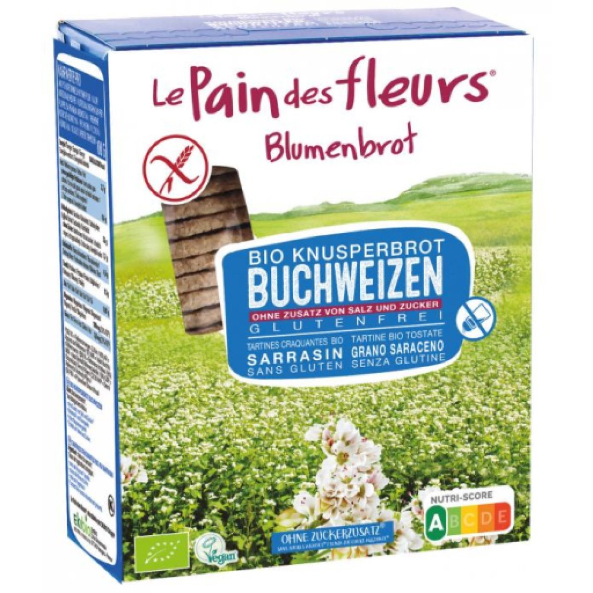 Bio Buchweizen Knäckebrot 150g ohne Salz - Fitmacher aus der Natur