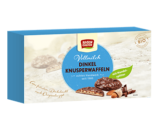 Bio Dinkel Knusperwaffeln „Vollmilch“ - 100g - Fitmacher aus der Natur