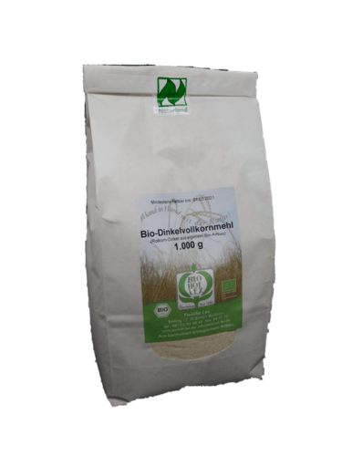 Bio Dinkel-Vollkornmehl "Oberkulmer Rotkorn" - Ur-Getreide - 1000g / 5000g - Bio Dinkel - Vollkornmehl "Oberkulmer Rotkorn" - Ur - Getreide - 1000g / 5000g - Fitmacher aus der Natur