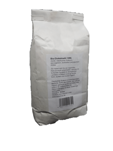 Bio Dinkelmehl Typ 1050 "Oberkulmer Rotkorn" - Ur-Getreide - 1000g / 5000g - Bio Dinkelmehl Typ 1050 "Oberkulmer Rotkorn" - Ur - Getreide - 1000g / 5000g - Fitmacher aus der Natur