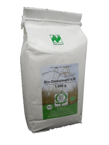 Bio Dinkelmehl Typ 630 "Oberkulmer Rotkorn" - Ur-Getreide - 1000g / 5000g - Bio Dinkelmehl Typ 630 "Oberkulmer Rotkorn" - Ur - Getreide - 1000g / 5000g - Fitmacher aus der Natur