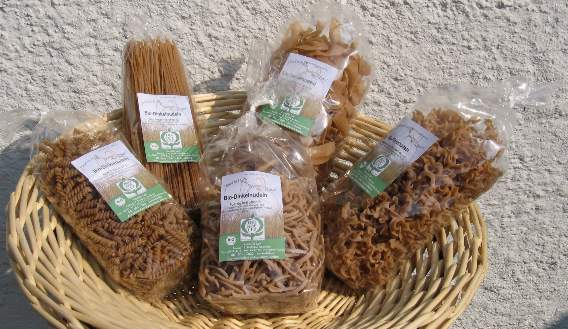 Bio-Dinkelnudeln hell "Oberkulmer Rotkorn" - Ur-Getreide - 500g verschiedene Sorten - Bio - Dinkelnudeln hell "Oberkulmer Rotkorn" - Ur - Getreide - 500g verschiedene Sorten - Fitmacher aus der Natur