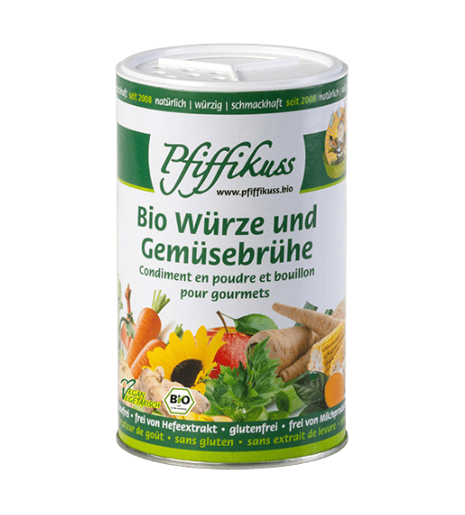 Bio Gourmet - Streuwürze „Pfiffikuss“ - Fitmacher aus der Natur