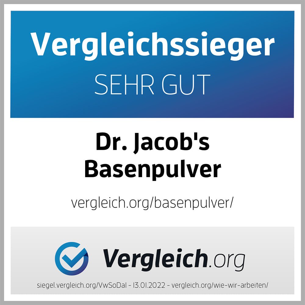 Dr. Jacob's Basenpulver 300 g - Fitmacher aus der Natur