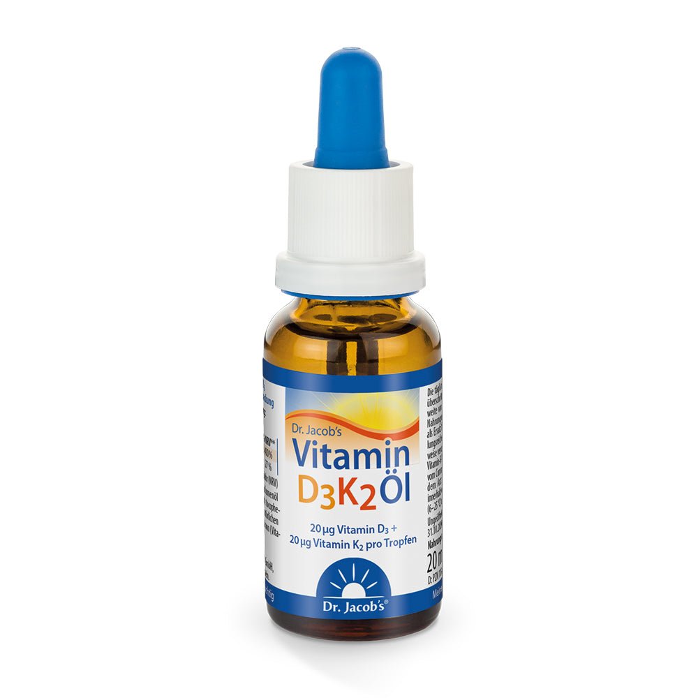 Dr. Jacob's Vitamin D3K2 Öl 20 ml - Fitmacher aus der Natur