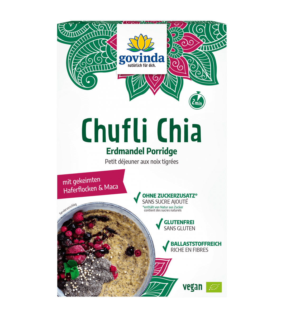 Erdmandel - Chufli Chia Frühstücks Bowl 500 g - Fitmacher aus der Natur