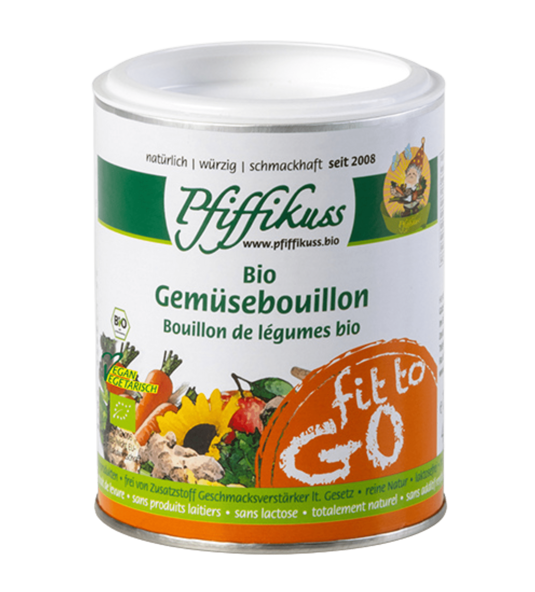 Gemüsebouillon Bio to go „Pfiffikuss“ - Fitmacher aus der Natur