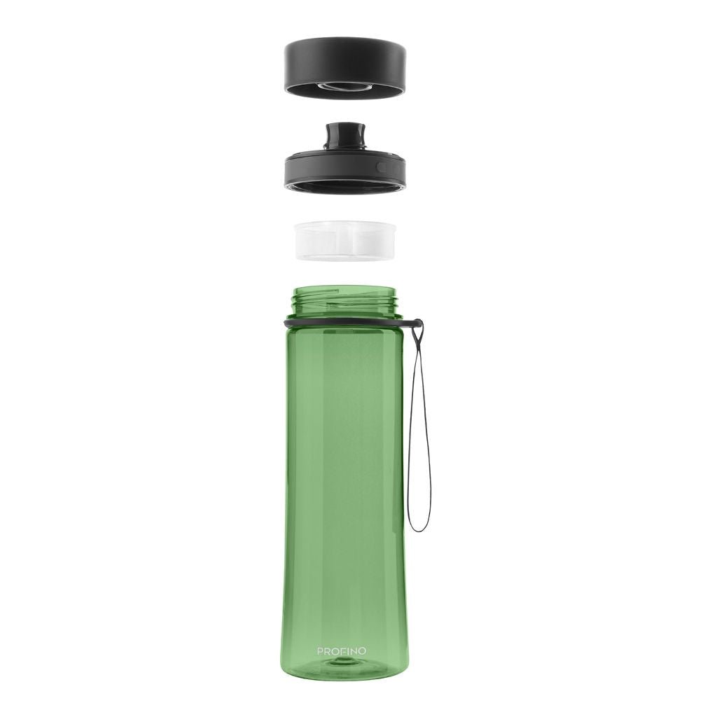 Infuze Trinkflasche aus Tritan mit Deckel 600 ml - Fitmacher aus der Natur