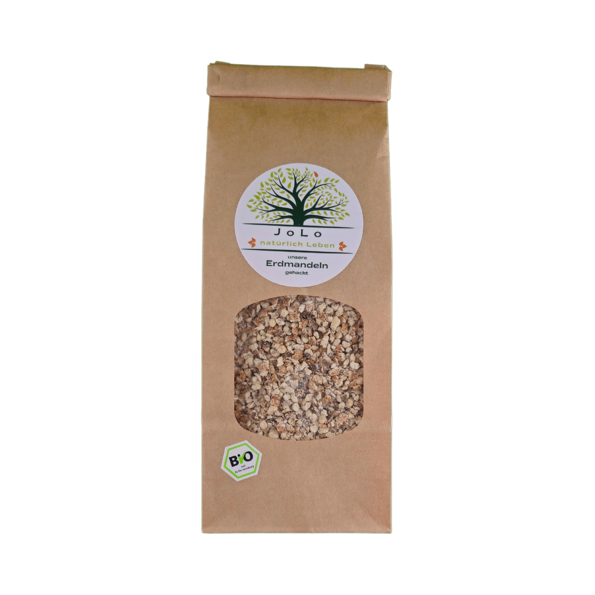 JoLo - Bio Erdmandeln - gehackt - gewürfelt - Fitmacher aus der Natur