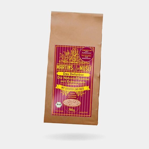 Martins Bio Erdmandel-Müsli - Das Deliziöse 750g - Martins Bio Erdmandel - Müsli - Das Deliziöse 750g - Fitmacher aus der Natur