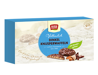 Bio Dinkel Knusperwaffeln „Vollmilch“ - 100g