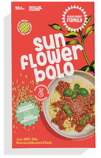 Bio SonnenblumenHack - „Bolognese“ als Fleischersatz